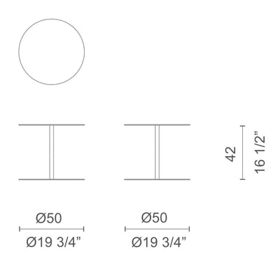 Cappellini Gong Lux Sehpa