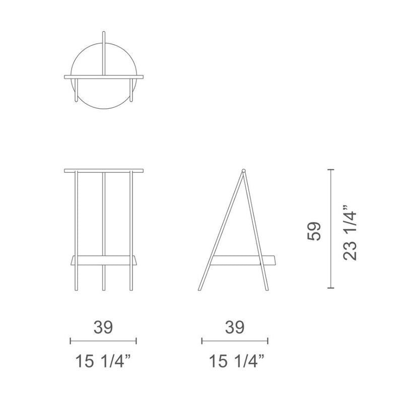 Cappellini Pinch Sehpa