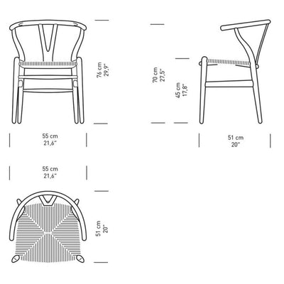 Carl Hansen&Son Ürünü CH24 Wishbone Sandalye