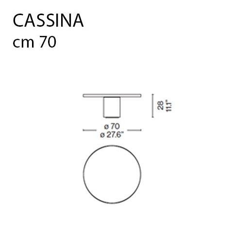 Cassina 9 Occasional Sehpa