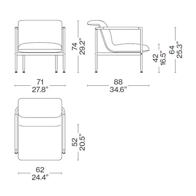 Cassina Esosoft 580 Armchair