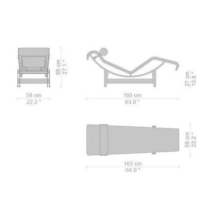 Cassina LC4 Chaise Longue