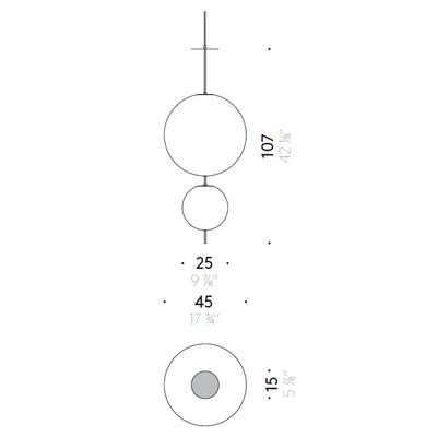 De Padova Elementi Ceiling Lamp