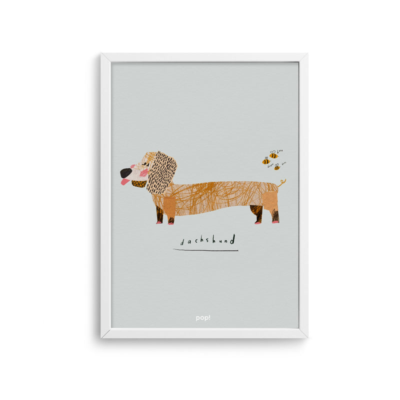 Dog Pals Dachshund Poster