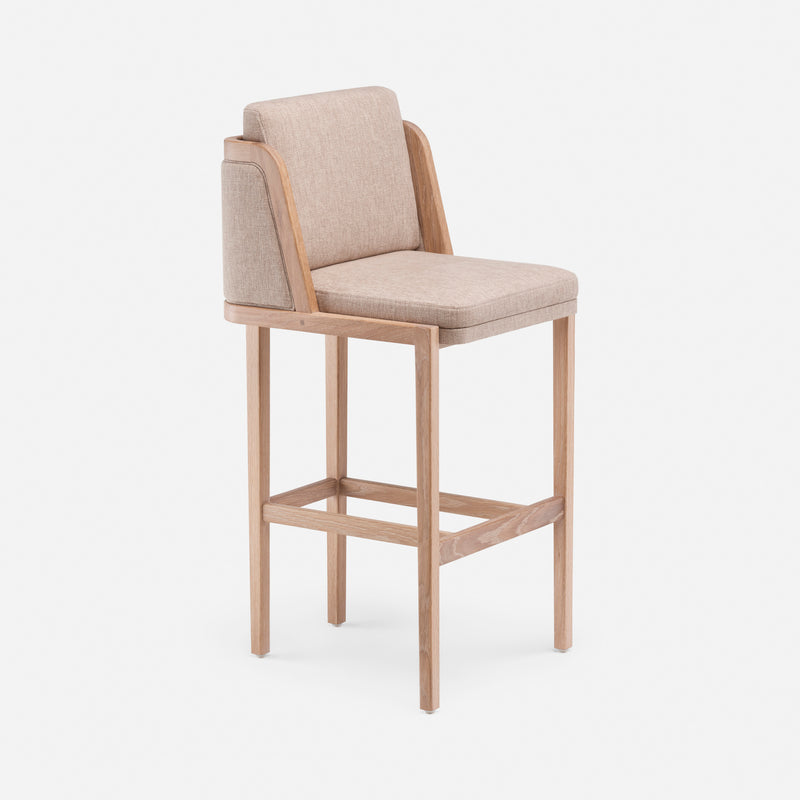 Throne Barstool with Upholstery