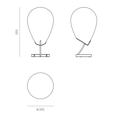 Firmamento Milano Equilibrio Medium Masa Lambası