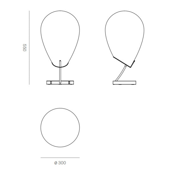 Firmamento Milano Equilibrio Medium Masa Lambası