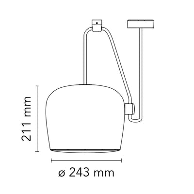 Flos Aim Group of 3 Ceiling Lamps
