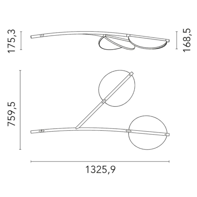 Flos Almendra Short S2 Sarkıt