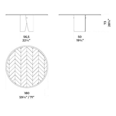 Gallotti&Radice Manto Table