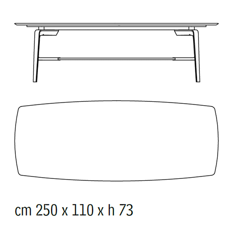 Giorgetti Blade Dikdörtgen Masa