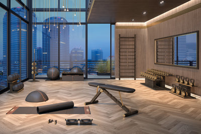 ANA - Luxury fitness equipment on wooden stand