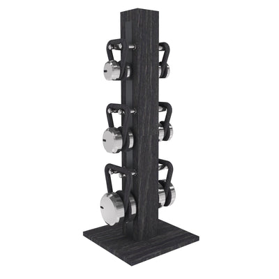 LOVA Set - Kettlebells on a Vertical Wooden Stand | Ultimate