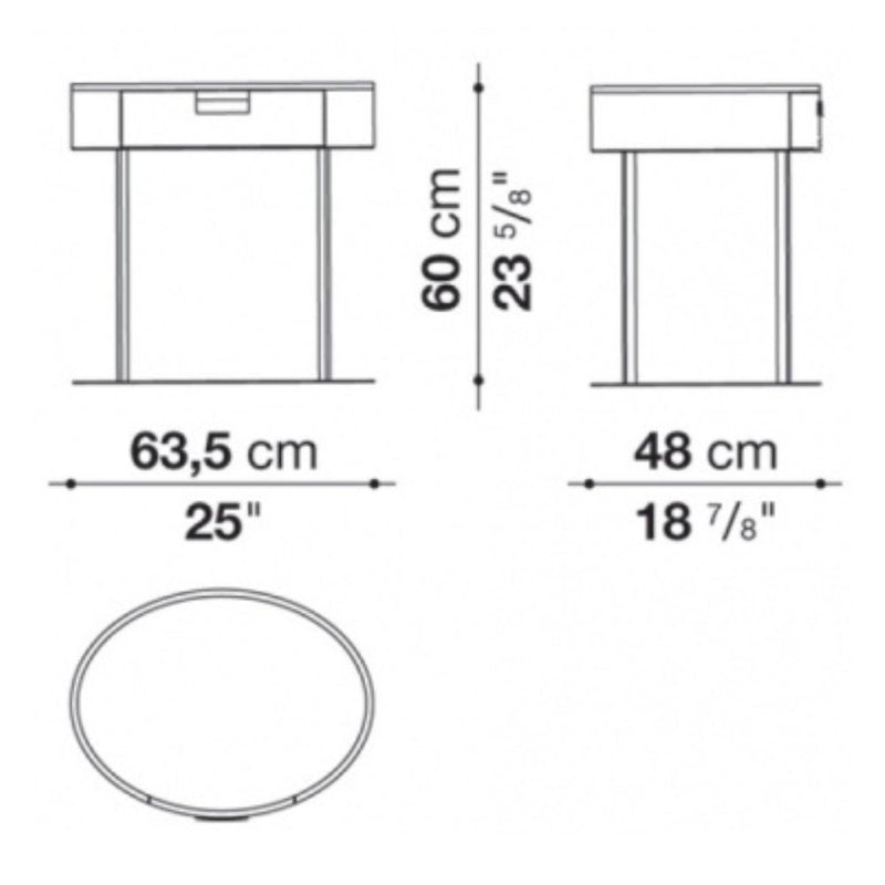 Maxalto Amphora Night Table