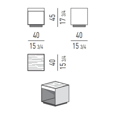 Minotti Elliott Sehpa