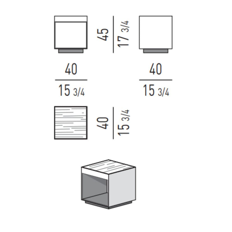 Minotti Elliott Sehpa