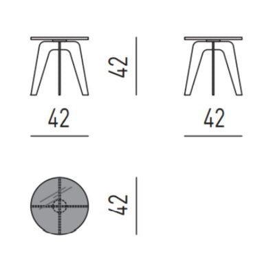 Minotti Kirk Cross Coffee Table