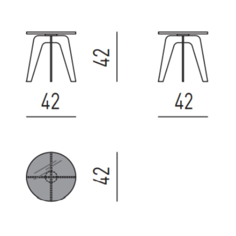 Minotti Kirk Cross Coffee Table