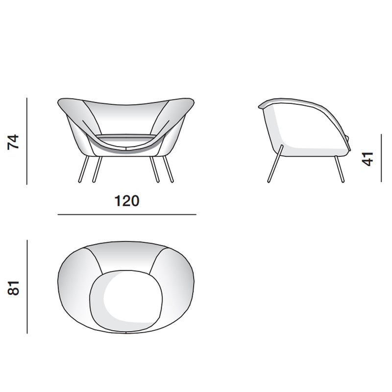Molteni GioPonti Armchair D.154.2