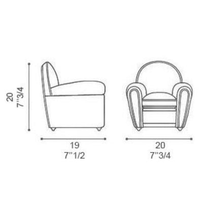 Poltrona Frau Mini Vanity Fair Koltuk LIMITED EDITION
