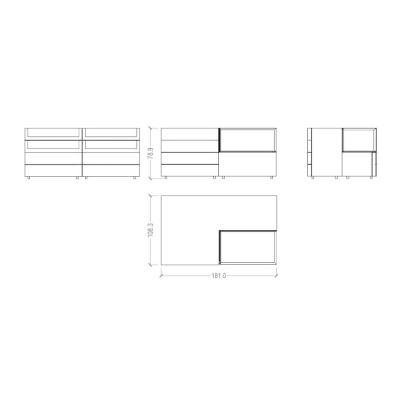 Porro Hub Ada Şifonyer