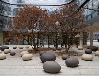 KD100 Stone Pouf for Outdoor
