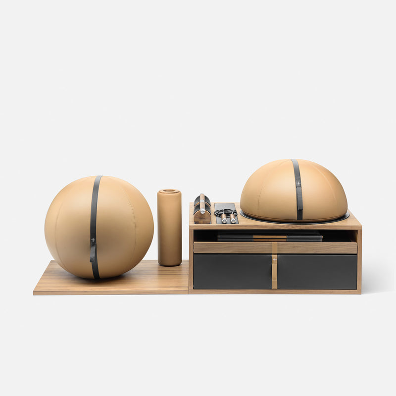 Racka - Beautiful Wooden Stand With Fitness Accessories PENT