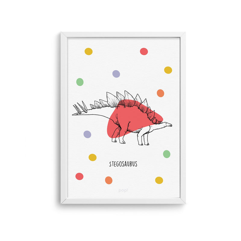 Dinazor Stegosaurus Poster