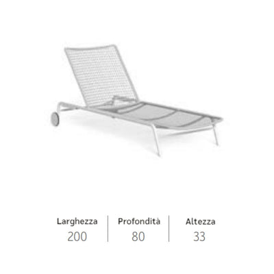 Talenti Moon//Alu Sunbed Kılıflı