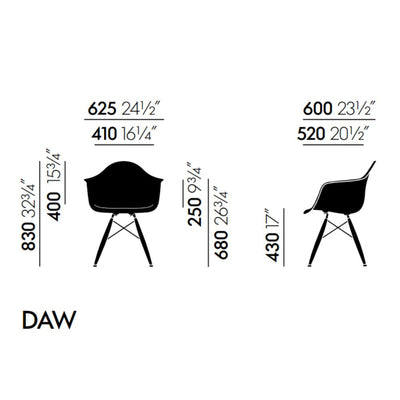 Vitra DAW Sandalye ve Yastık
