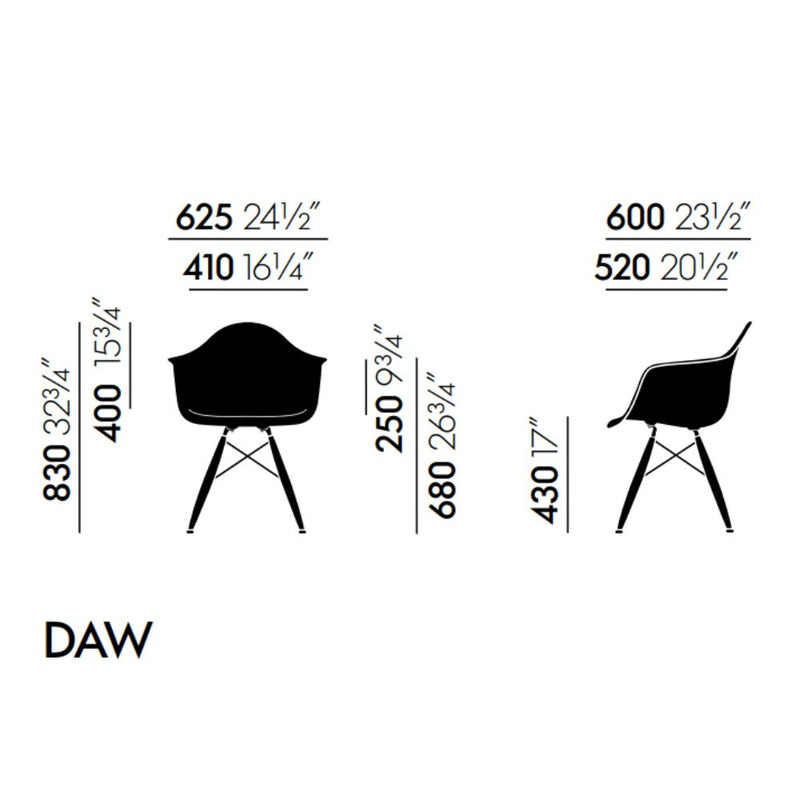 Vitra DAW Sandalye ve Yastık