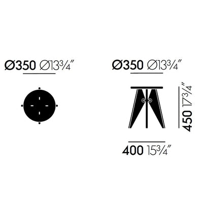 Vitra Tabouret Solvay Stool