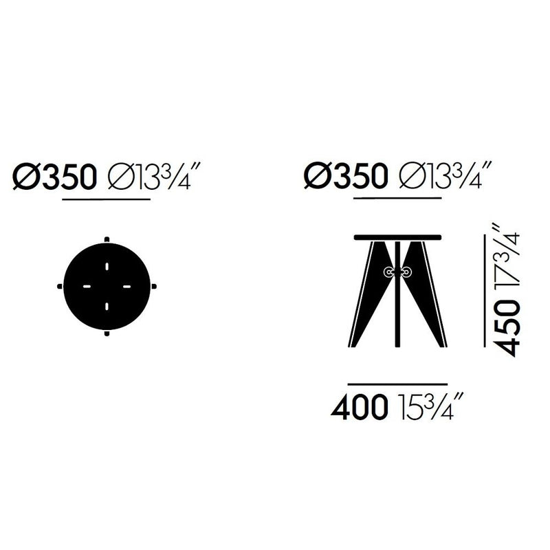 Vitra Tabouret Solvay Stool