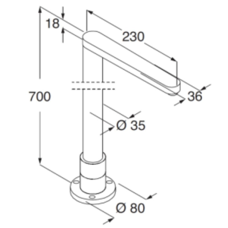 W1 - GRound rod for tub