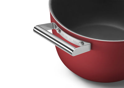 50'S Style Red Non-stick Casserole Dish 26 cm