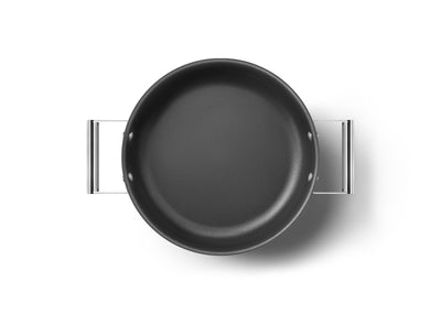 50'S Style Black Non-stick Deep Pan