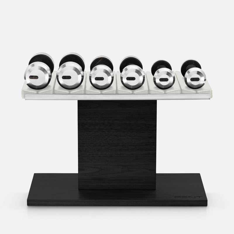 Colmıa Set - Dumbbells On A Horizontal Wooden Stand | Ultra Light PENT