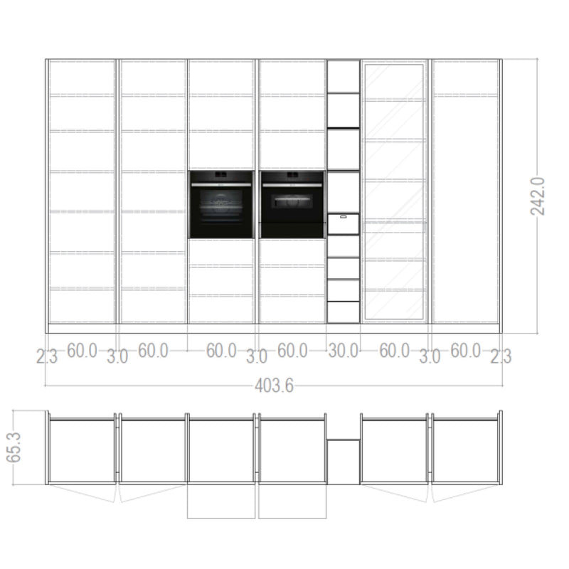 Xila Kitchen Cabinet - Kitchen columns