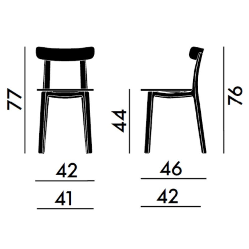 All Plastic Chair - Sandalye