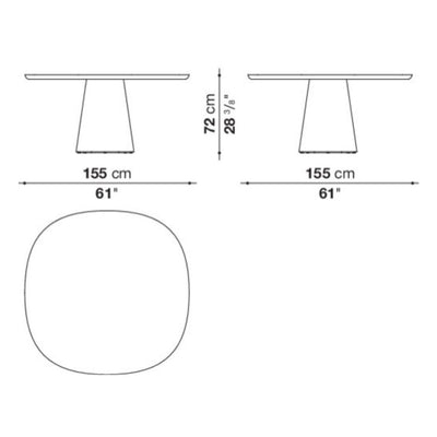 Allure - Square Table 155cm