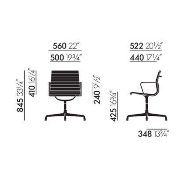 Aluminium Chair EA 104 - Chair