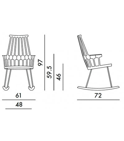 Kartell Comback Rocking Chair