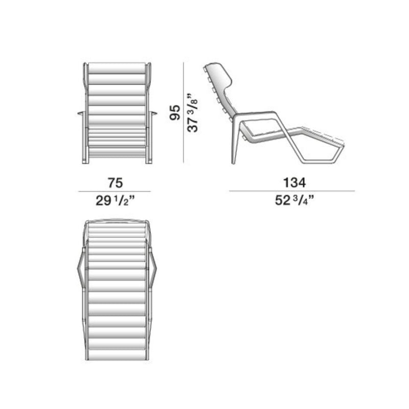 D. 150.5  - Chaise Longue