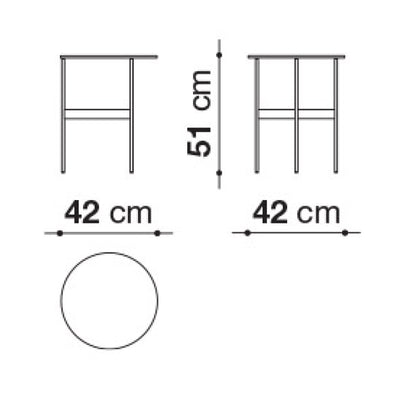 Formiche - Coffee Table 3 - Ø42 cm