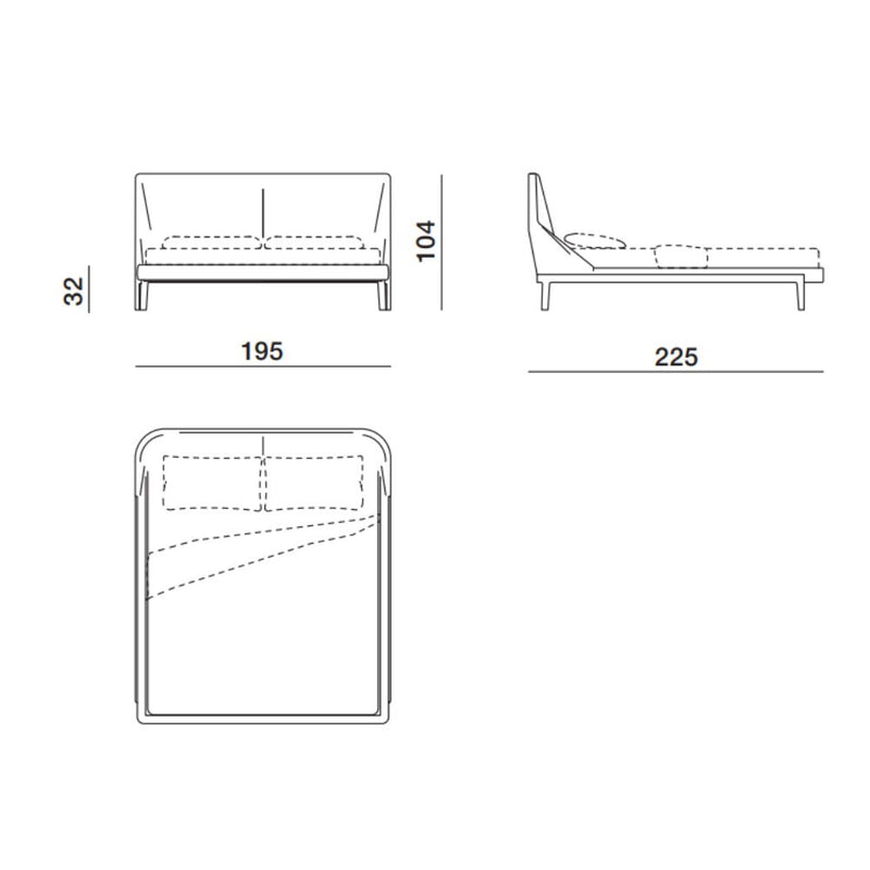 Molteni Fulham - Double Bed