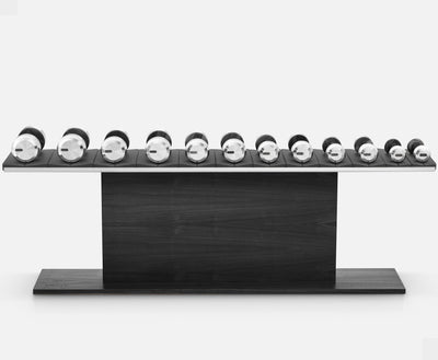 Colmıa Set - Dumbbells On A Horizontal Wooden Stand | Light PENT