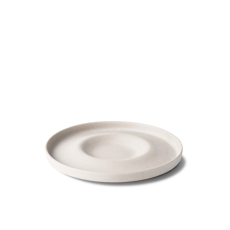 Esma Dereboy Handmade Porcelain Kapsül Kahve Fincan Tabağı, Fildişi Rengi