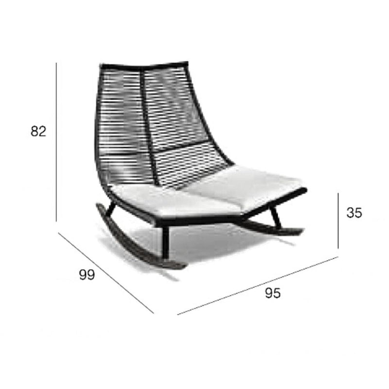 Laze - Rocking Chair with cover