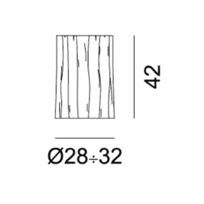 Log - Sehpa Ø28 cm