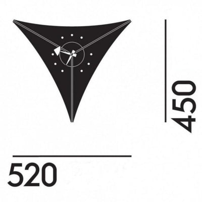 Vitra Orologio Triangle Clock - Clock